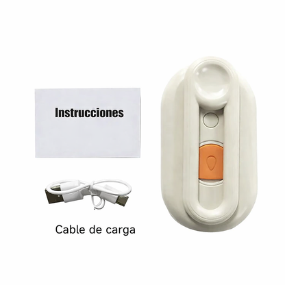 Cepillo masajeador y cuidado con vapor 2 en 1